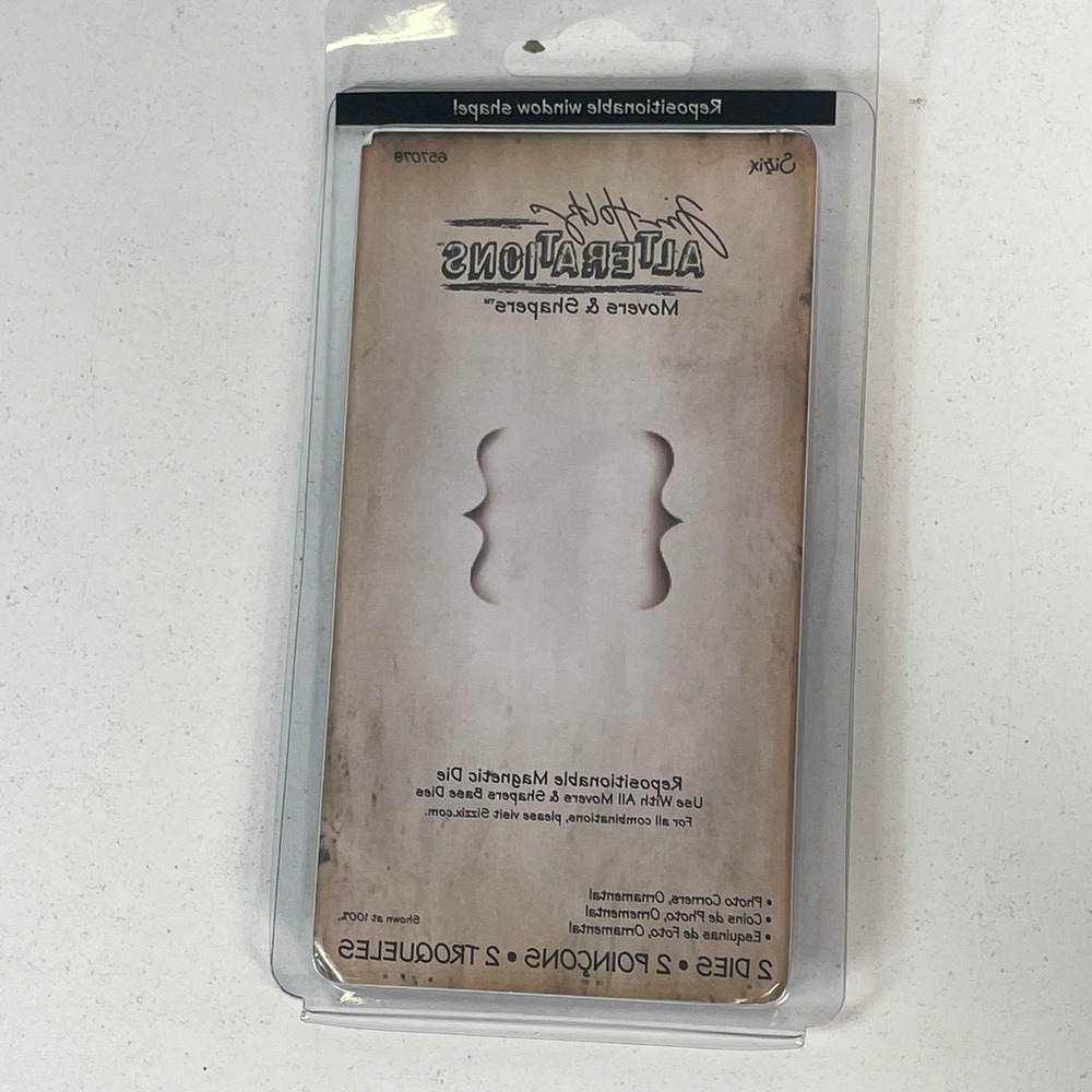 Sizzix Tim Holtz Alterations Movers & Shapers Die Photo Corner Ornamental 657079